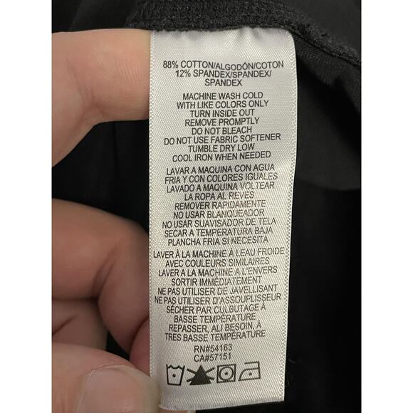 Calvin Klein Performance Pants Womens Small Black High Rise Stretch Leggings - Picture 7 of 7